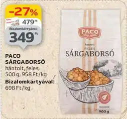 Auchan PACO SÁRGABORSÓ ajánlat