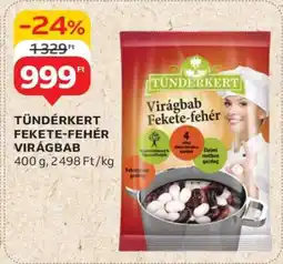 Auchan TÜNDÉRKERT FEKETE-FEHÉR VIRÁGBAB ajánlat