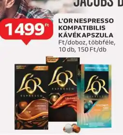 Auchan L'OR Nespresso kompatibilis kávékapszula ajánlat