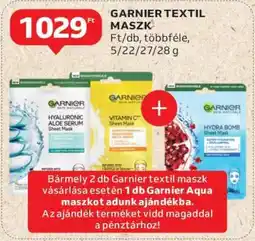 Auchan Garnier Textil Maszk ajánlat