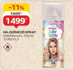 Auchan HAJSZÍNEZŐ SPRAY ajánlat