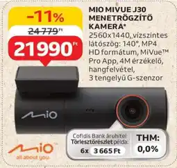 Auchan MIO MiVue J30 Menetrögzítő Kamera ajánlat