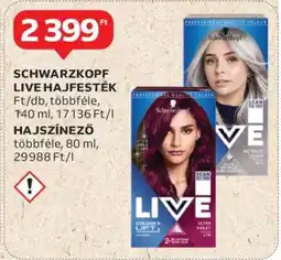 Auchan Schwarzkopf Live Hajfesték ajánlat