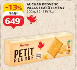 Auchan AUCHAN KEDVENC VAJAS TEASÜTEMÉNY ajánlat