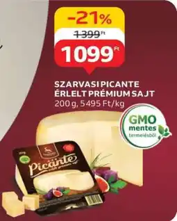 Auchan SZARVASI PICANTE ÉRLELT PRÉMIUM SAJT ajánlat