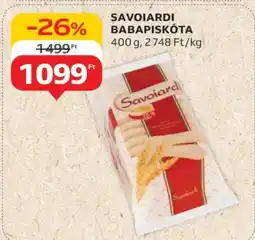 Auchan Savoiardi babapiskóta ajánlat
