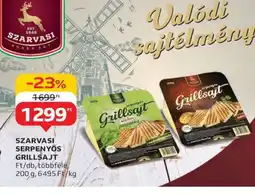 Auchan Szarvasi Serpenyős Grillsajt ajánlat