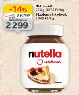 Auchan Nutella ajánlat