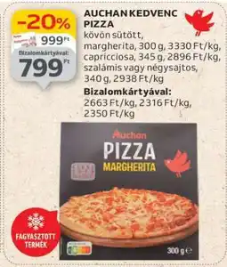 Auchan AUCHAN KEDVENC PIZZA ajánlat