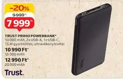 Auchan TRUST PRIMO POWERBANK ajánlat