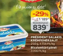 Auchan PRÉSIDENT SALAKIS KRÉMFEHÉR SAJT ajánlat