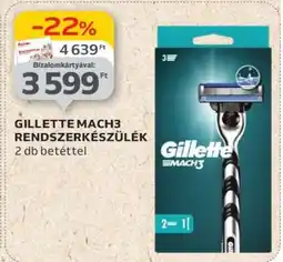 Auchan GILLETTE MACH3 RENDSZERKÉSZÜLÉK ajánlat