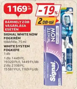 Auchan SIGNAL WHITE NOW FOGKRÉM ajánlat