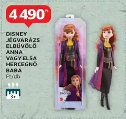 Auchan Disney Jégvarázs Elbűvölő Anna vagy Elsa Hercegnő Baba ajánlat