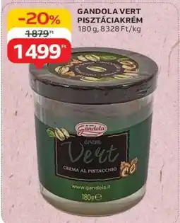 Auchan GANDOLA VERT PISZTÁCIAKRÉM ajánlat