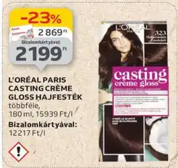 Auchan L'ORÉAL PARIS CASTING CRÈME GLOSS HAJFESTÉK ajánlat