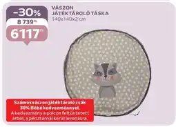 Auchan Vászon Játéktároló Táska ajánlat