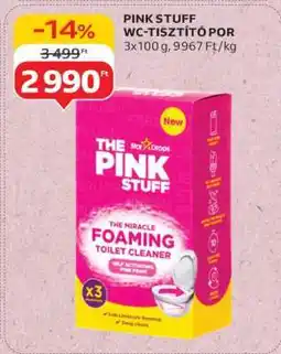 Auchan PINK STUFF WC-TISZTÍTÓ POR ajánlat