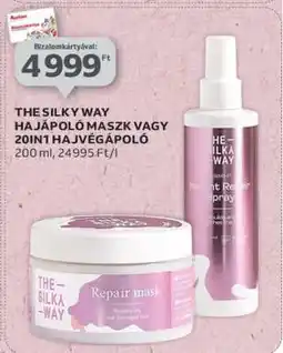 Auchan THE SILKY WAY HAJÁPOLÓ MASZK VAGY 20IN1 HAJVÉGÁPOLÓ ajánlat