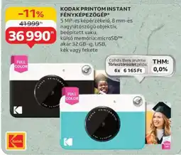Auchan KODAK PRINTOM INSTANT FÉNYKÉPEZŐGÉP ajánlat