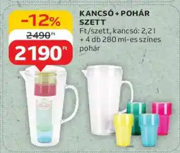 Auchan Kancsó + Pohár Szett ajánlat
