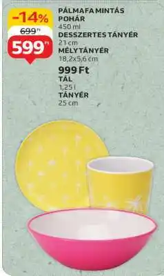 Auchan Pálmafa mintás pohár ajánlat