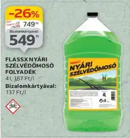 Auchan FLASSX Nyári szélvédőmosó folyadék ajánlat
