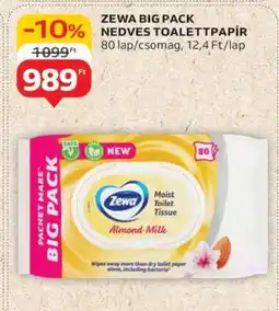 Auchan ZEWA BIG PACK NEDVES TOALETTPAPÍR ajánlat