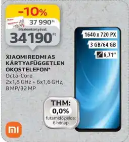 Auchan Xiaomi Redmi A5 Kártyafüggetlen Okostelefon ajánlat