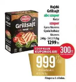 Coop Hajdú Grillsajt ajánlat