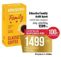 Coop Eduscho Family őrölt kávé ajánlat