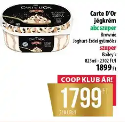 Coop Carte D'Or jégkrém ajánlat