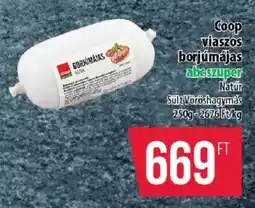 Coop Coop viaszos borjúmájas ajánlat