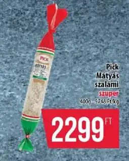 Coop Pick Mátyás szalámi ajánlat
