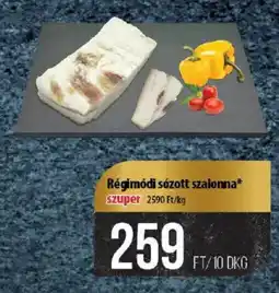 Coop Régimódi sózott szalonna ajánlat