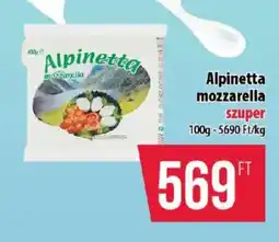Coop Alpinetta mozzarella ajánlat