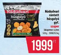 Coop Nádudvari rántott húsgolyó ajánlat
