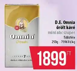 Coop D.E. Omnia őrölt kávé ajánlat