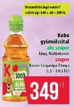 Coop Kubu gyümölcsital ajánlat