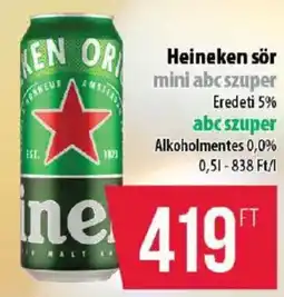 Coop Heineken sör ajánlat