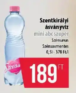 Coop Szentkirályi ásványvíz ajánlat