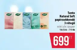 Coop Tento Natural Soft papírzsebkendő 3 rétegű ajánlat