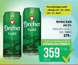 Coop Dreher Gold sör ajánlat