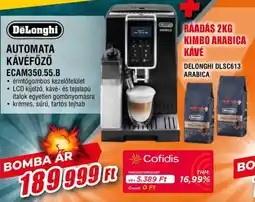 Expert DeLonghi Automata kávéfőző ECAM350.55.B ajánlat