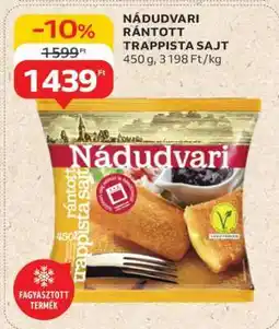 Auchan Nádudvari Rántott Trappista Sajt ajánlat