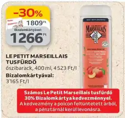 Auchan Le Petit Marseillais tusfürdő ajánlat