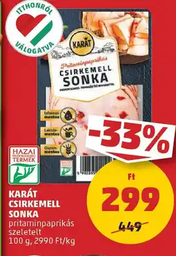 PENNY Karát csirkemell sonka ajánlat