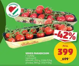 PENNY Veresi paradicsom ajánlat