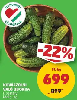 PENNY Kovászolni való uborka ajánlat