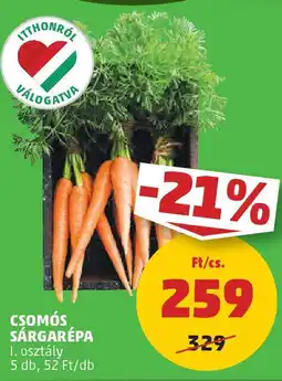PENNY Csomós sárgarépa ajánlat